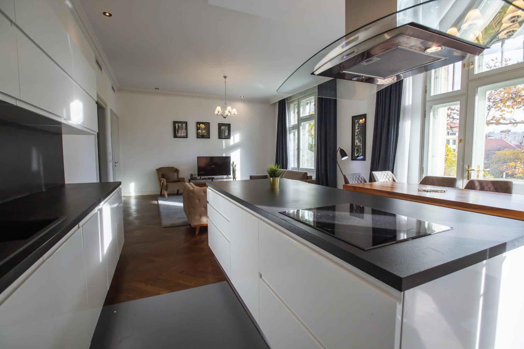 Zoya Luxury Residence Budapest Ngoại thất bức ảnh A modern German kitchen